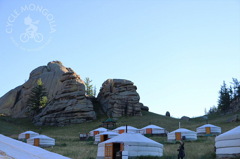 Tourist ger camp in Terelj National Park